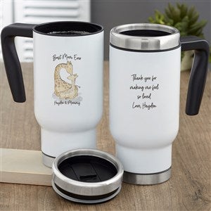 Parent & Child Giraffe Personalized 14 oz. Commuter Travel Mug - 35449