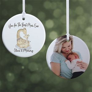 Parent & Child Giraffe Personalized Ornament- 2.85 Glossy - 2 Sided - 35460-2