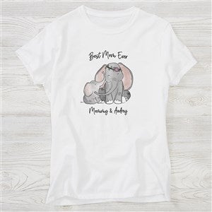 Parent & Child Elephant Personalized Hanes Fitted Tee - 35463-FT