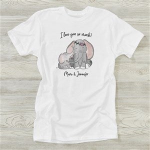 Parent & Child Elephant Personalized Hanes Adult T-Shirt - 35463-AT
