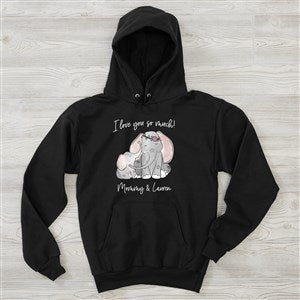 Parent & Child Elephant Personalized Hanes Adult Hooded Sweatshirt - 35464-BHS