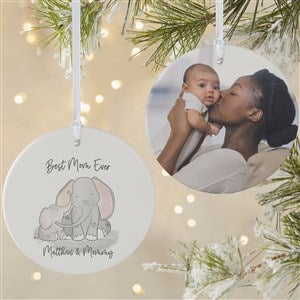 Parent & Child Elephant Personalized Ornament- 3.75