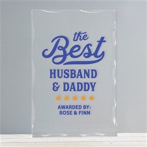 Best Dad Ribbon Personalized Keepsake - 35493