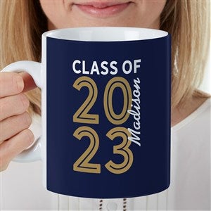 Graduating Class of Personalized Graduation 30 oz. Oversized Coffee Mug - 35514