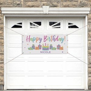 Birthday Celebration Personalized Birthday Banner - 20x48 - 35567-S