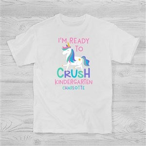 Im Ready To Crush Kindergarten Personalized Hanes Kids T-Shirt - 35595-YCT