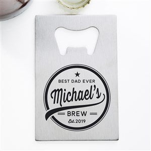 Dads Brewing Company Personalized Bottle Opener - 35653