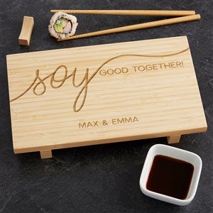 Personalized Sushi Board - We are Soy Good Together - 35676-SG