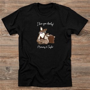 Parent & Child Deer Personalized Hanes® Adult ComfortWash™ T-Shirt - 35680-CWT