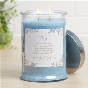 To My Daughter  Personalized Spring Rain Candle Jar - 35684-SR