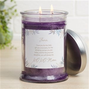 To My Daughter Personalized Lilac Blossom Candle Jar - 35684-L