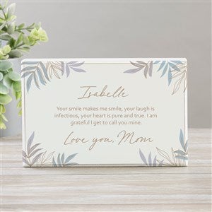 To My Daughter Personalized Rectangle Shelf Block - 35685
