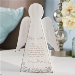 To My Daughter Personalized Wood Angel - 35689