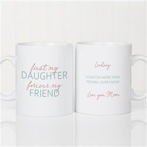First My Daughter Personalized 30oz. Oversized Coffee Mug - 35702