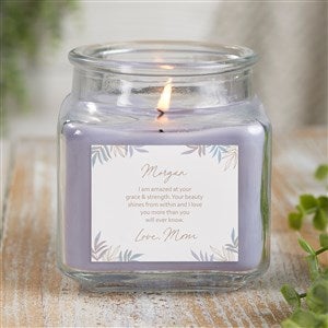 To My Daughter Personalized 10 oz. Lilac Candle Jar - 35703-10LM