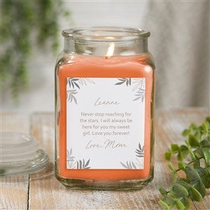 To My Daughter Personalized 18 oz. Pumpkin Spice Candle Jar - 35703-18WC