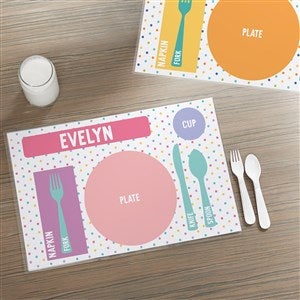 What Goes Where Personalized Laminated Placemat - 35704