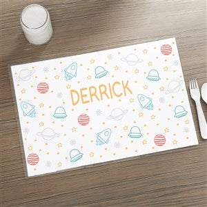 Outer Space Personalized Laminated Placemat - 35713