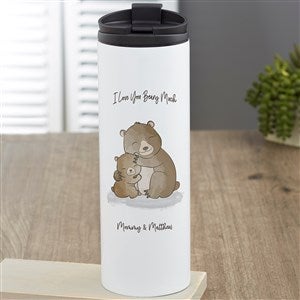 Parent & Child Bear Personalized 16 oz. Travel Tumbler - 35724