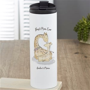 Parent & Child Giraffe Personalized 16 oz. Travel Tumbler - 35725