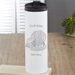 Parent & Child Elephant Personalized 16 oz. Travel Tumbler - 35726