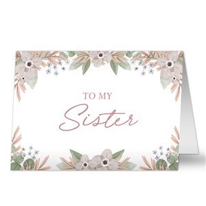 My Sister Personalized Greeting Card - 35736