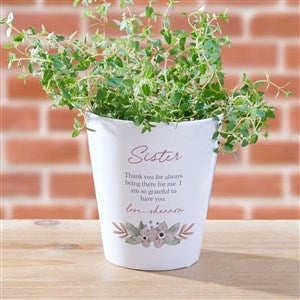 My Sister Personalized Mini Flower Pot - 35739