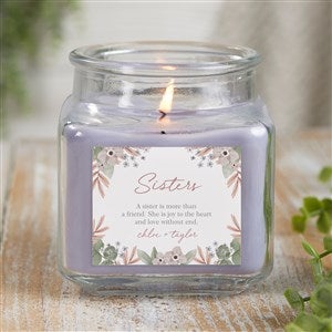 My Sister Personalized 10 oz. Lilac Candle Jar - 35741-10LM