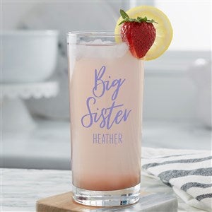 Sisters Forever Personalized 15oz Tall Drinking Glass - 35754-T