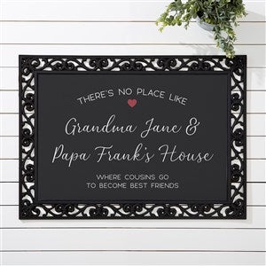No Place Like Personalized Grandparents Doormat - 18x27 - 35783
