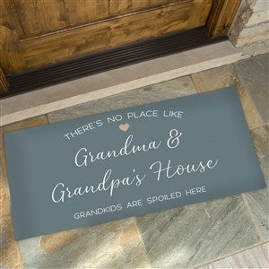 No Place Like Personalized Grandparents Oversized Doormat - 24x48 - 35783-O