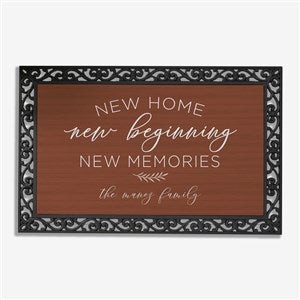 New Home, New Memories Personalized Doormat- 20x35 - 35815-M