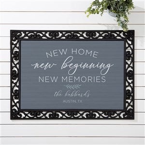New Home, New Memories Personalized Doormat- 18x27 - 35815