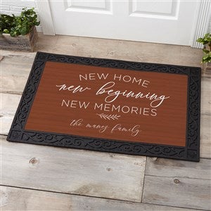 New Home, New Memories Personalized Doormat- 20x35 - 35815-M