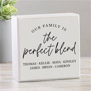 The Perfect Blend Personalized Square Shelf Block - 35835-S