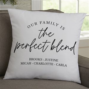 The Perfect Blend Personalized 18x18 Velvet Throw Pillow - 35836-LV