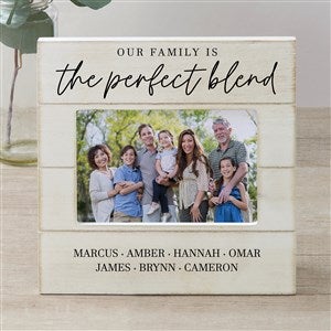 Friends Are The Family We Choose Personalized Shiplap Frame - 4x6 Vertical