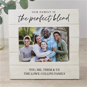 The Perfect Blend Personalized Shiplap Frame - 5x7 Horizontal - 35837-5x7H