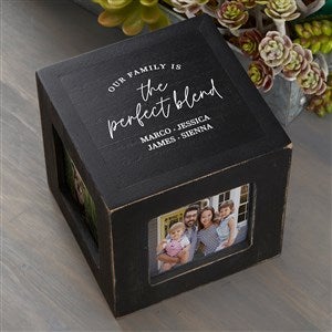 The Perfect Blend Personalized Photo Cube - Black - 35838-B