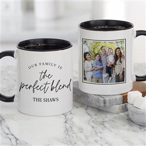 The Perfect Blend Personalized Coffee Mug 11 oz.- Black - 35839-B