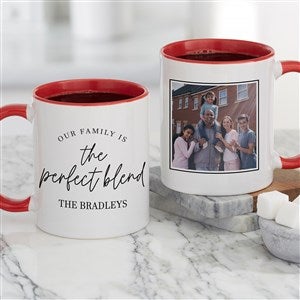 The Perfect Blend Personalized Coffee Mug 11 oz.- Red - 35839-R