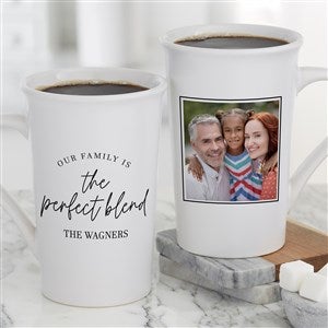 The Perfect Blend Personalized Latte Mug 16 oz.- White - 35839-U