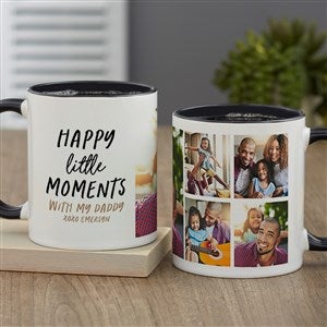 Happy Little Moments Personalized Photo Mug 11 oz.- Black - 35848-B