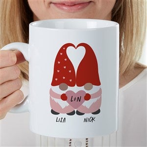 Gnome Personalized Valentine's Day 30 oz. Oversized Coffee Mug - 35857