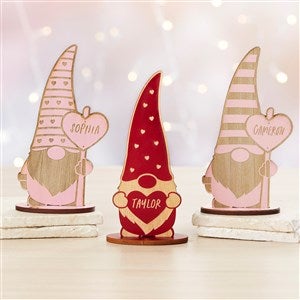 Personalized Wooden Valentine's Day Gnomes - 35858 Personalized Wooden Valentine