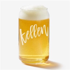Bold Family Name Personalized Beer Can Glass - 35940-B