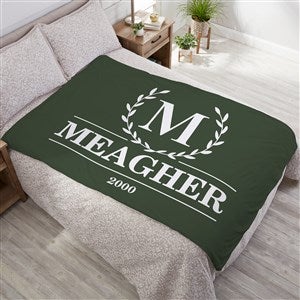 Laurel Wreath Personalized Weighted Blanket - 35954