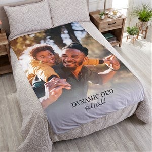 Photo & Message For Him Personalized Weighted Blanket - 35966