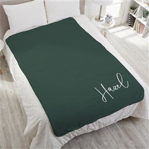 Trendy Script Personalized Weighted Blanket - 35967
