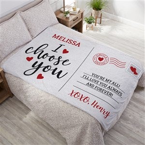 I Choose You Personalized Weighted Blanket - 35976
